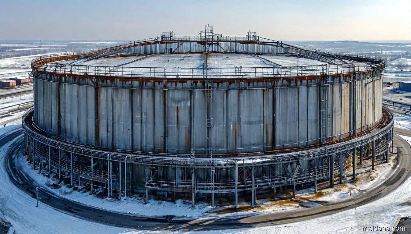 Антидроновая защита резервуара РВС-50000 Новоуральске — ЗОК ЗАСЛОН по СП 542