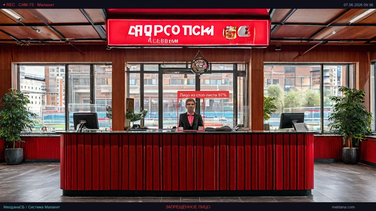 Детекция запрещённых лиц на стадионе в Новоуральске — от 4 200 ₽/стадион/мес